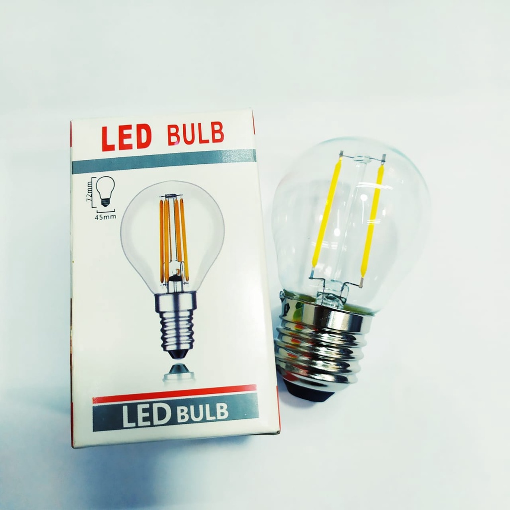 lampu filamen led 2 watt / lampu hias led bulb / lampu led / bohlam cafe / bohlam hias