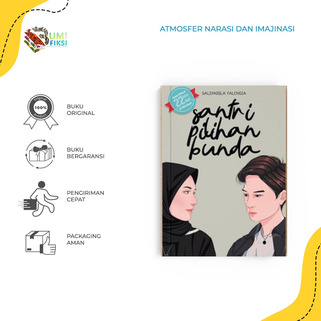 Jual Novel Santri Pilihan Bunda Syalsabila Falensia Rainbook Bumifiksi Disc Shopee