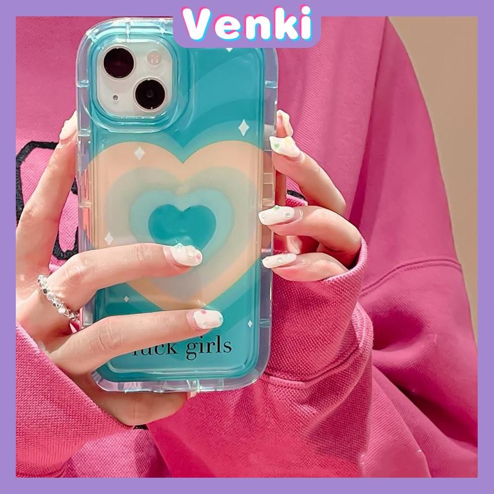 Case For iPhone 14 Pro Max TPU Soft Jelly Airbag Case Love Heart Clear Pink Blue Case Camera Protection Shockproof For iPhone 14 13 12 11 Plus Pro Max 7 Plus X XR