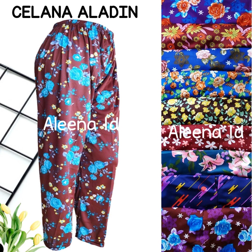 CELANA ALADIN PANJANG (CELAMIS) WANITA DEWASA BERMOTIF - ALEENA
