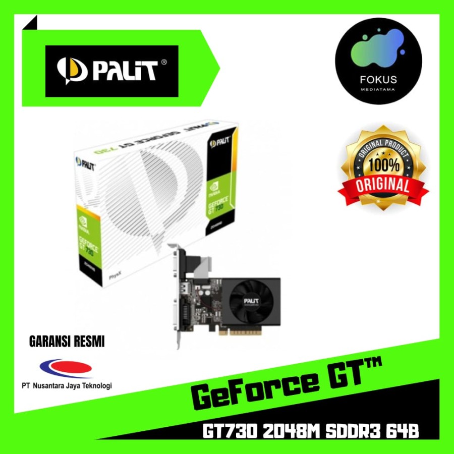 Palit GeForce Nvidia GT730-2GB DDR3 - Vga Card