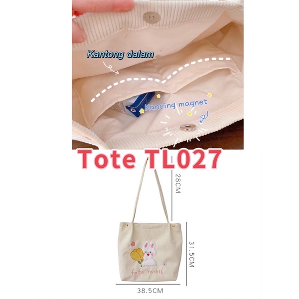 Tas Tote Buludru TL027 Handbag TL028 cute bear rabbit korea style bag handbag