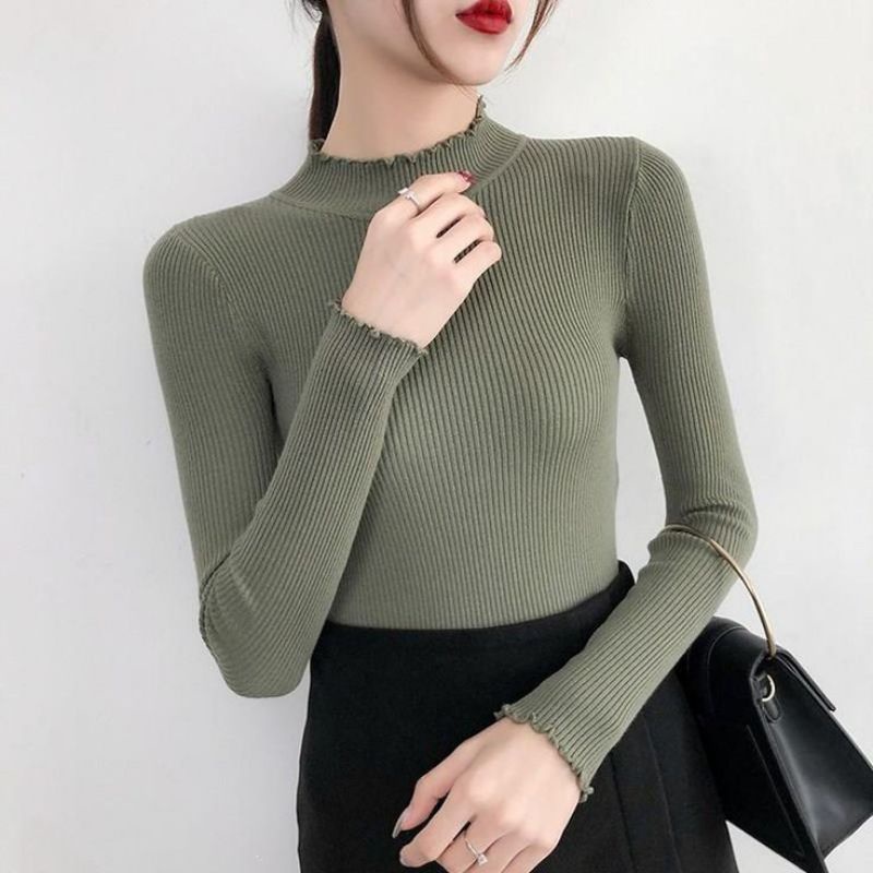 NECY top turtleneck inner korean