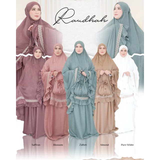 Mukena Raudhah Style 1 by Aden Hijab