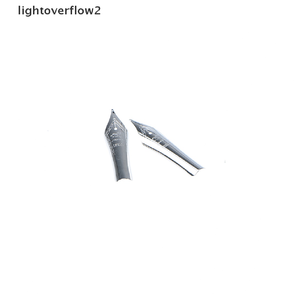 (lightoverflow2) 1pc x750 159 Pena fountain silver 0.5mm Untuk jinhao (ID)