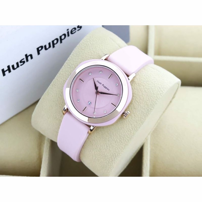 Jam Tangan Wanita Hush Puppies Tanggal Aktif Kesukaan Favorit