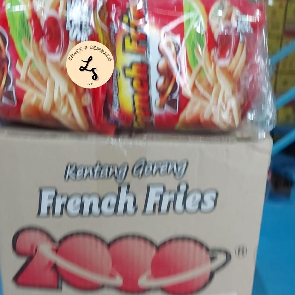 Terpopuler--Kentang Goreng French Fries 2000 Besar 1 Renceng Isi 10 x 17gr
