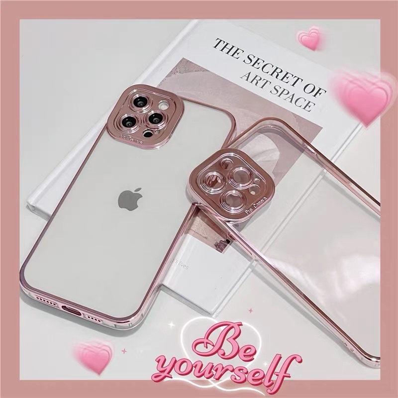 SOFTCASE CLEAR PRO CAMERA IPHONE 12 13 PRO MAX CASING SHOCKPROOF CASE CLEAR BACK COVER