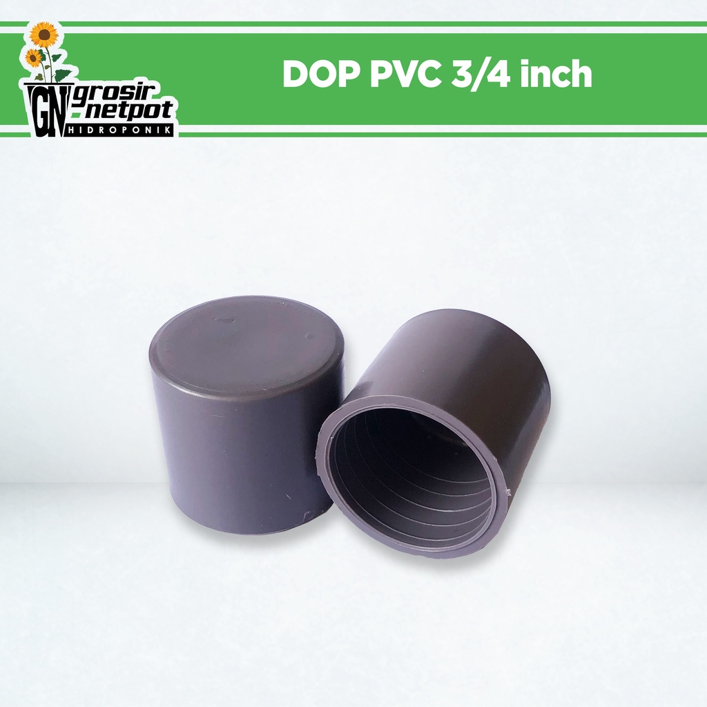 Tutup Pipa Paralon PVC 3/4" / Dop Fitting Paralon PVC 3/4 inch