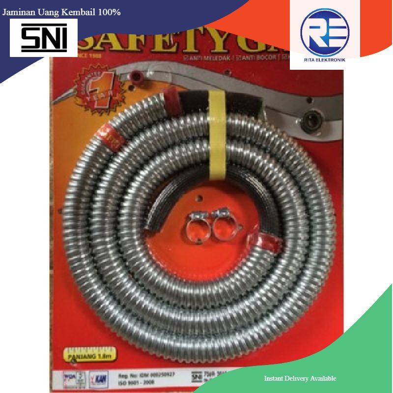 Selang Gas Safety 1.8 meter