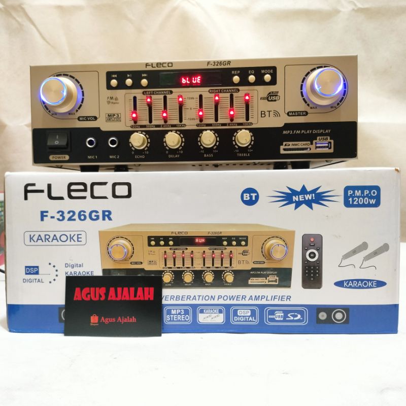 fleco f326GR POWER AMPLIFIER SUBWOOFER DIGITAL KARAOKE 12000watt