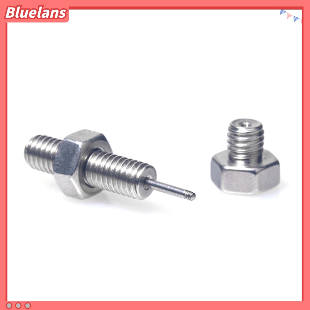 1 Pc Anting Stud Sekrup Bahan Stainless Steel Untuk Pria Dan Wanita