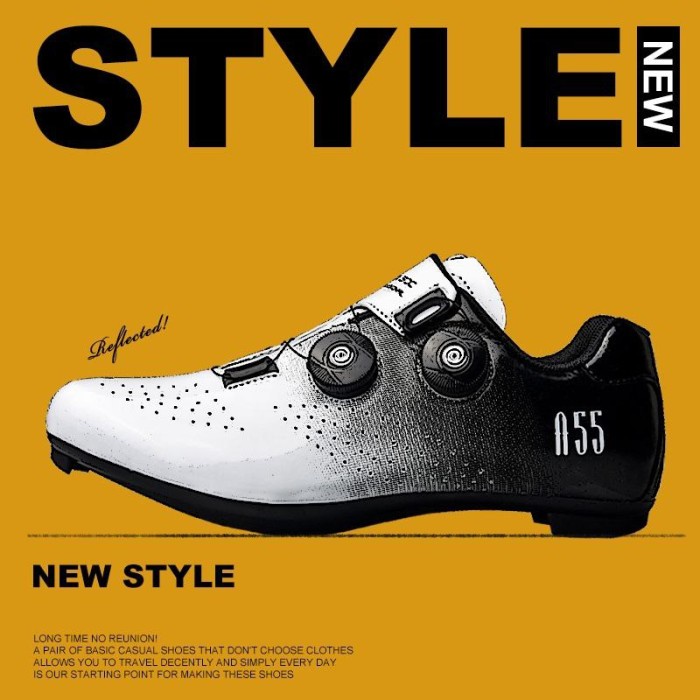A55 Sepatu Sepeda Roadbike Multi Cleat Claee AX Profesional Shoes - Road Shoes Sepeda Balap - Sepatu