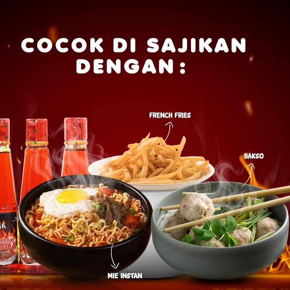 

Cuma satu hari--KONDIMEN MINYAK CABAI SPICY 135 ml Halal | Santuy Mantul Gila