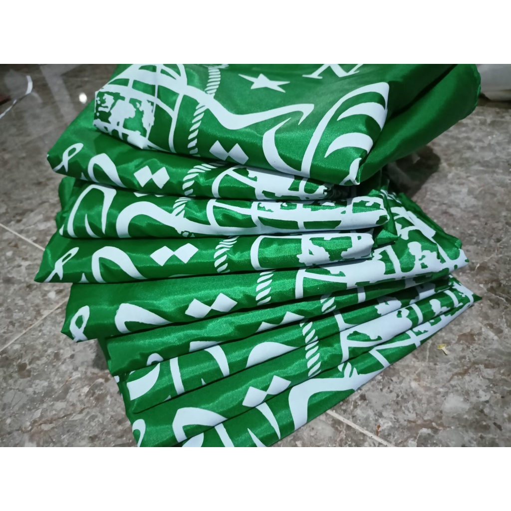 Bendera NU ukuran 90 x 60 cm ( Ready stock )