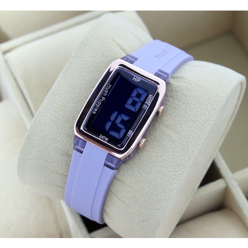 BISA COD✅ Jam tangan Hush puppies HP 3133 Strap karet Capsul Digital