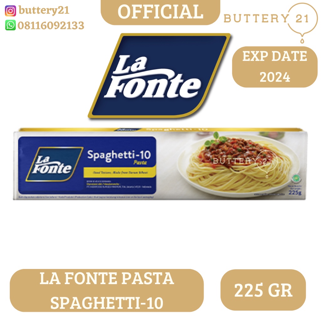 

LA FONTE SPAGHETTI-10 225 GR PASTA LAFONTE