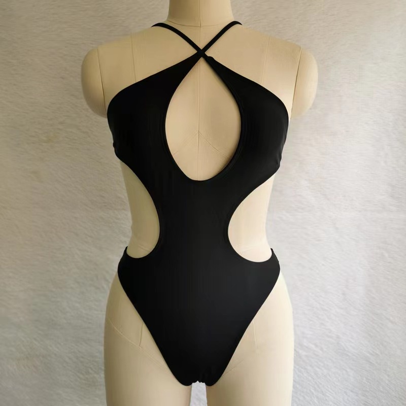 Rinabe Sexy Bikini 2022 Swimsuit Hollow Out Bikinis Women Swimwear Tie Dye One Piece Swimsuits Thong