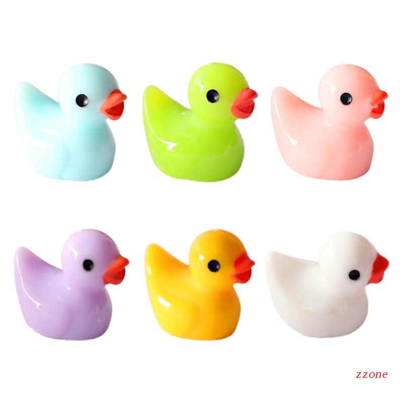 Zzz 10pcs / Set Miniatur Bebek Bahan Resin Untuk Dekorasi