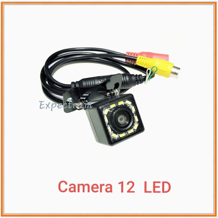 Video Tv Kamera Mundur Mobil Ccd Universal Kotak 12 Led - Grade A