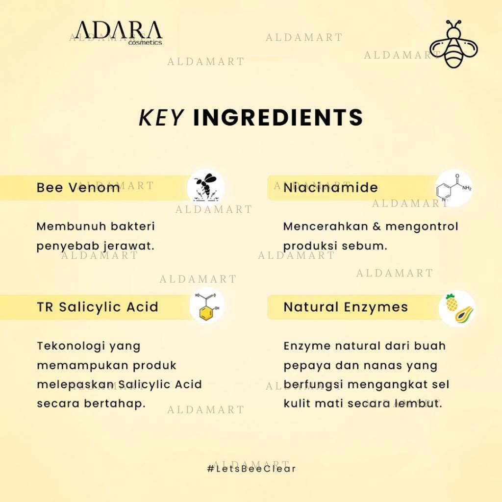 ADARA Obat Totol Jerawat Bee Clear Acne Gel / Bee Clear Extra Formula