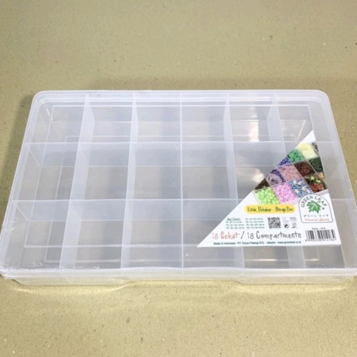 Kotak Perkakas Reiko 18 Sekat GreenLeaf 1418/Box Container Spare Part