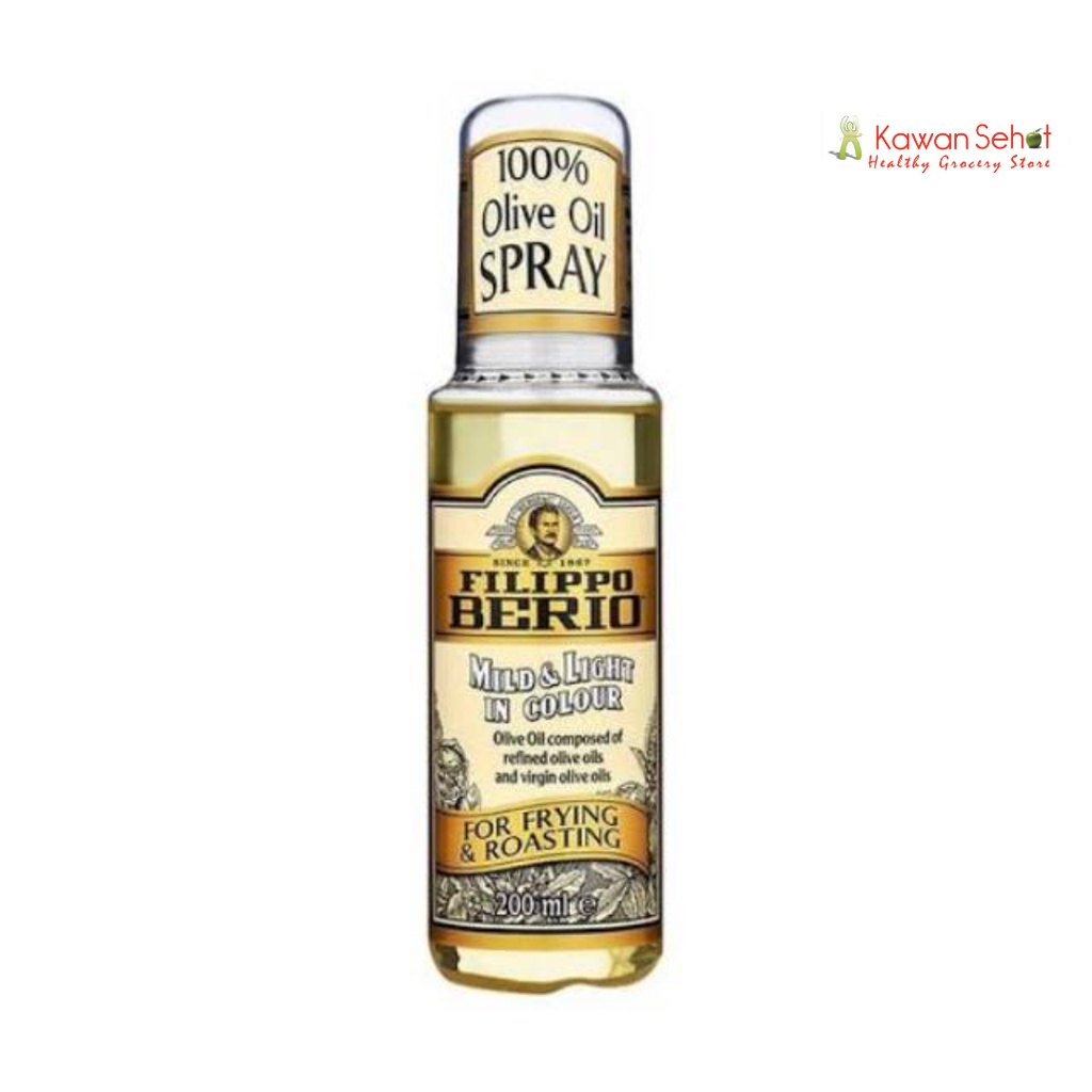 

Filippo Berio Mild & Light Olive Oil Spray | Minyak Zaitun Spray 200ml