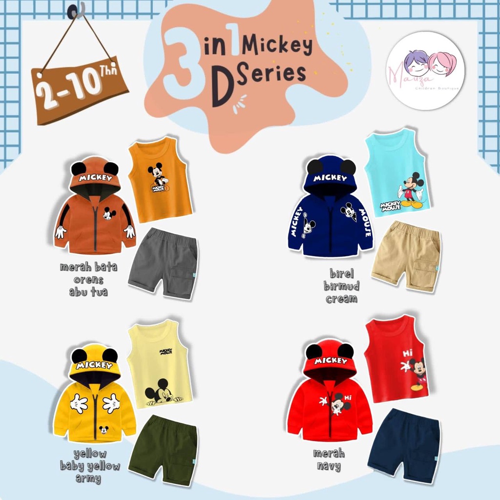 3D 3in1 Mickey Series Mauza