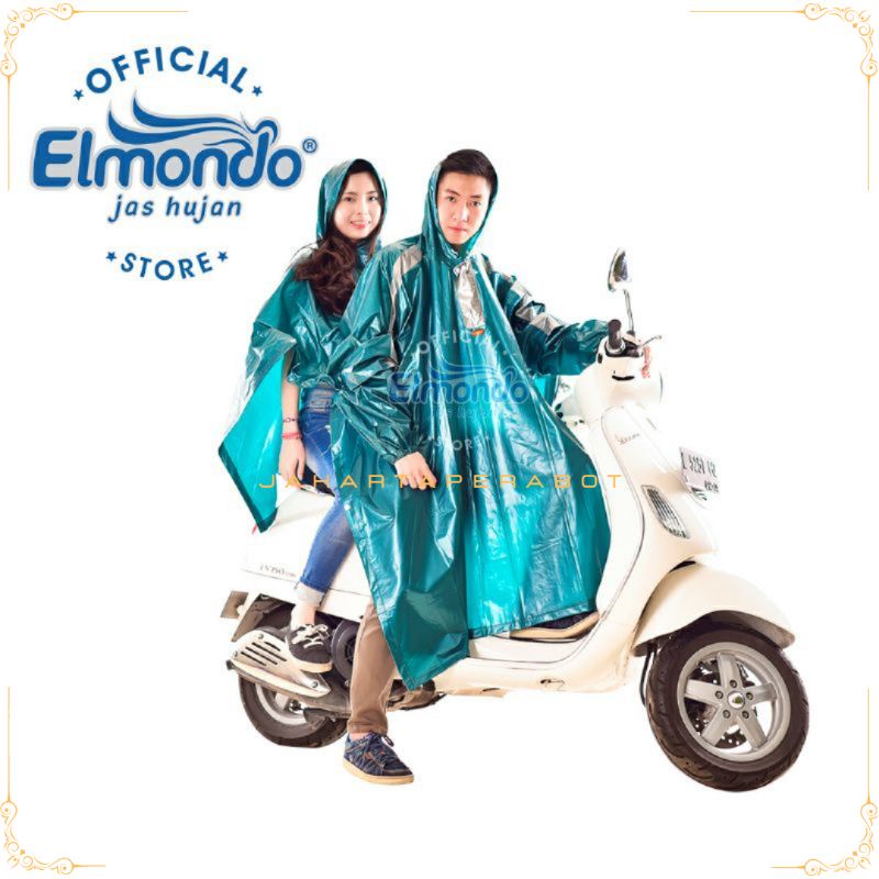 Elmondo Jas Hujan Poncho Lengan Funtastic 708 2 in 1