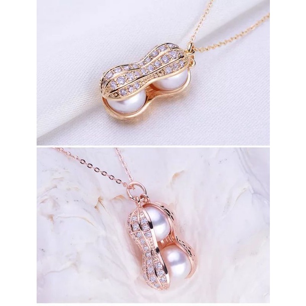 kalung titanium mutiara import