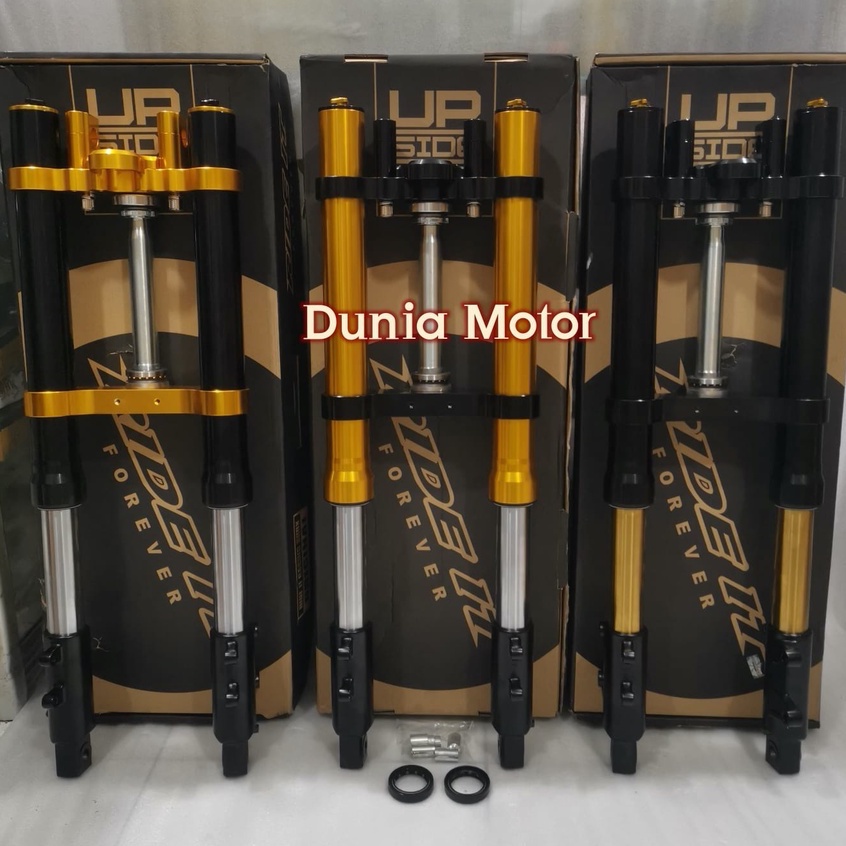 Usd Upside down Vixion merk RIDE IT full CNC bisa dipasang ke motor byson xabre scorpio mt15 r15 xsr