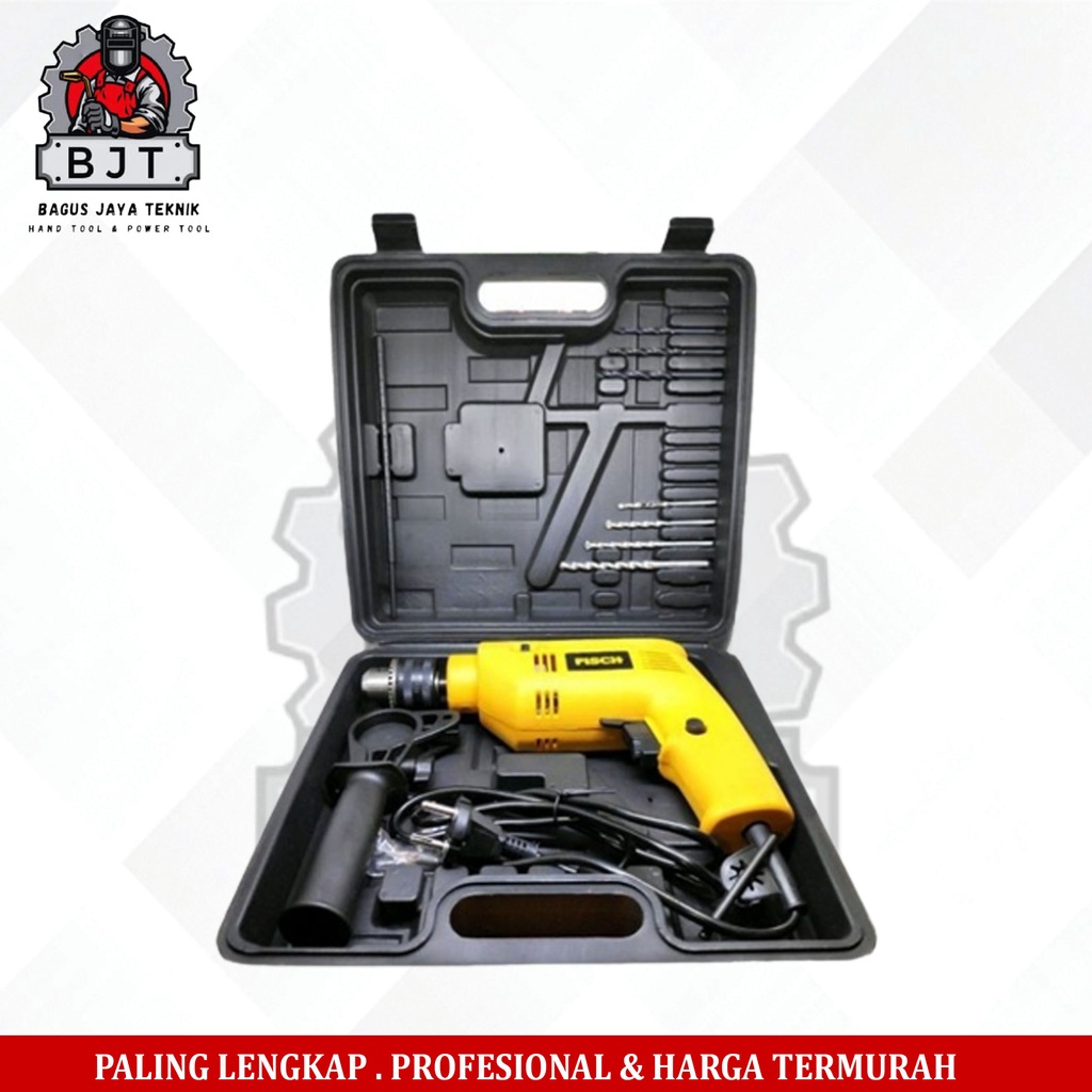 Fisch mesin Bor Set 13mm STD-1301 Lengkap