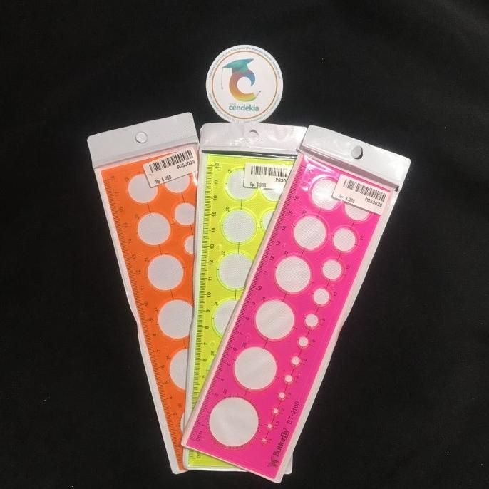 

#@#@#@#@] Penggaris Sablon Cetakan Bulat Butterfly BT-9100