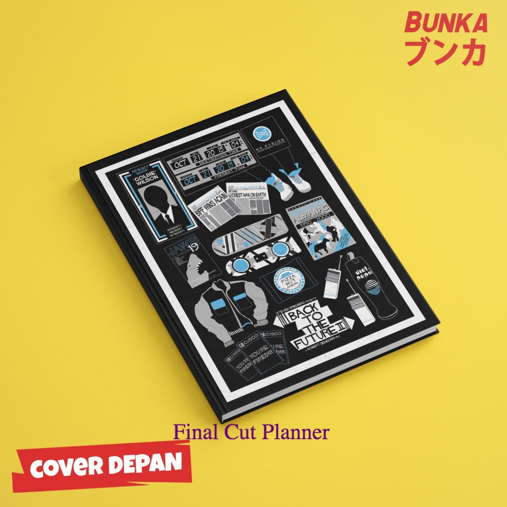 

Notebook Back to the Future D Hardcover A5 Buku Tulis Catatan Note Agenda Planner Jurnal .