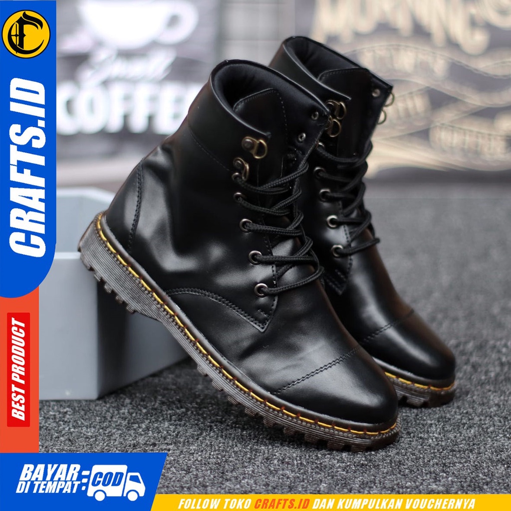 CRAFTS ariana - Sepatu Loafers Docmart Low Boots Wanita