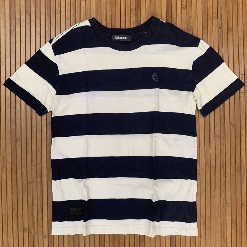 kaos stripe rugby second buckaroo