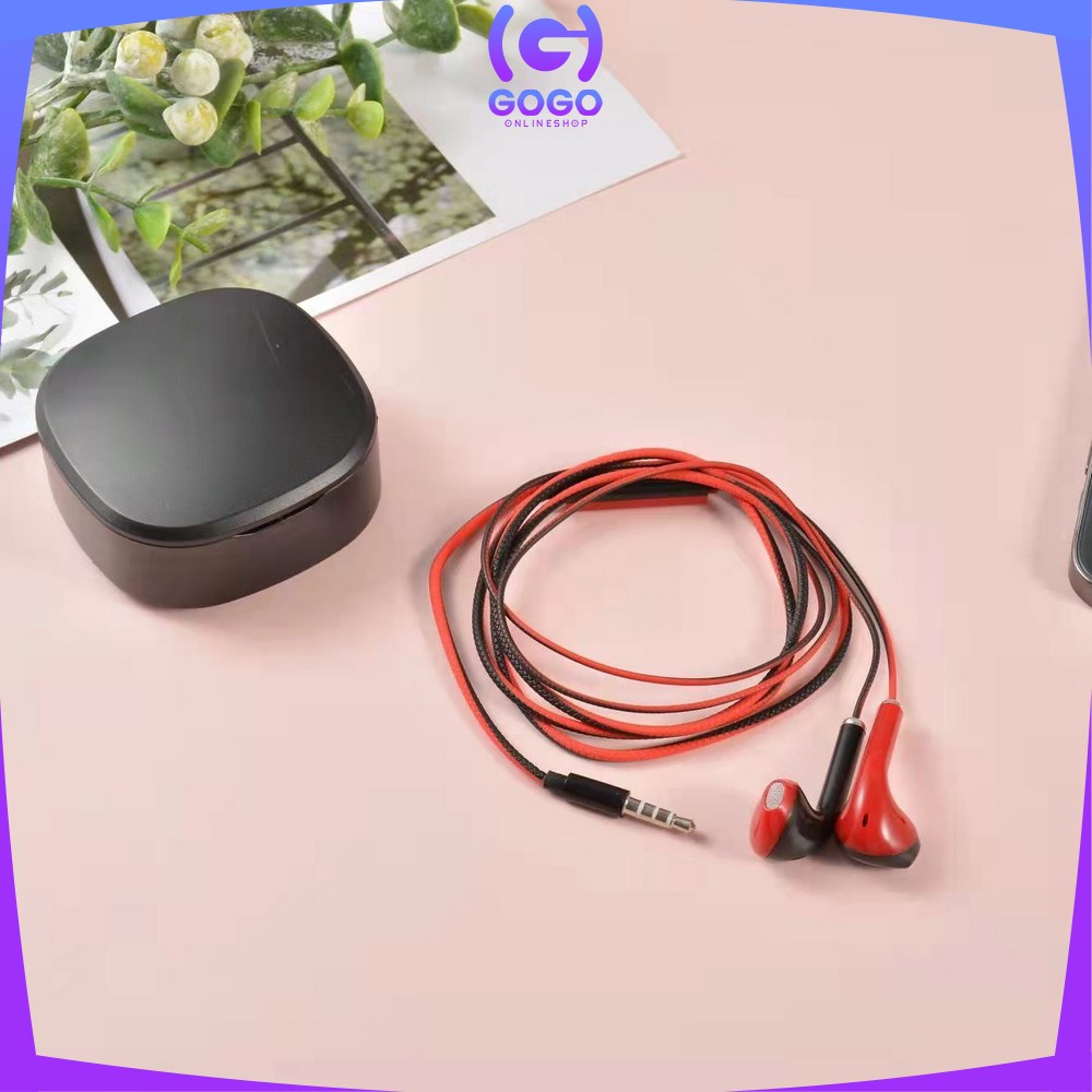 GOGO-C517 Headset Macaron Earphone Dua Warna Handsfree Musik U24 Macaron Superbass Hedset Musik Extra Bass