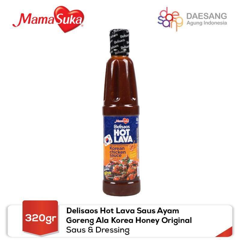 

Mamasuka Delisaos Hot Lava Korean Chicken Sauce 320 gr