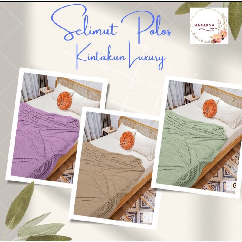 NS Selimut Polos Kintakun Luxury