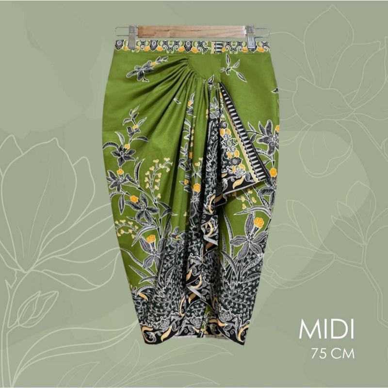 ROK LILIT BATIK HIJAU TRADISIONAL