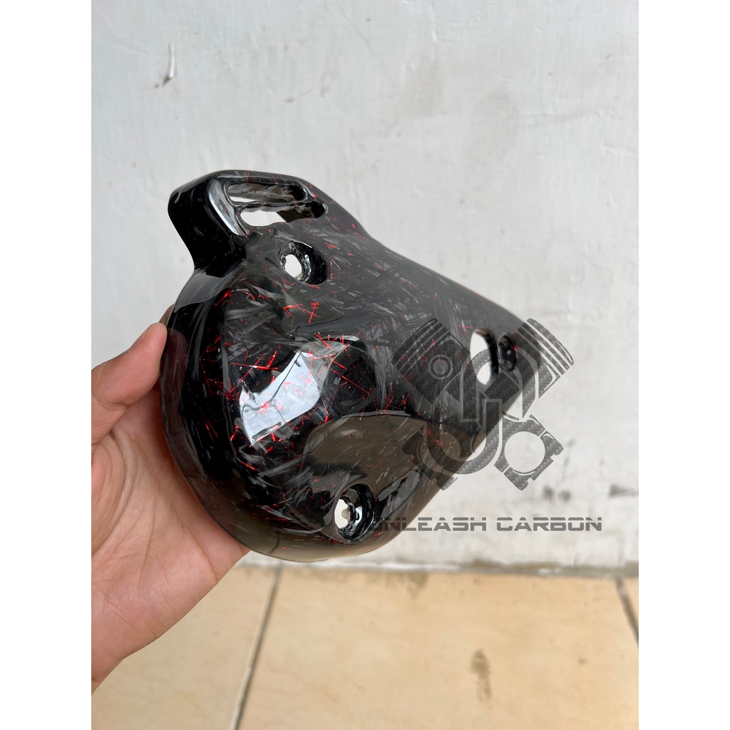 Cover Airduct Vario 125 150 Led Carbon Kevlar Forged