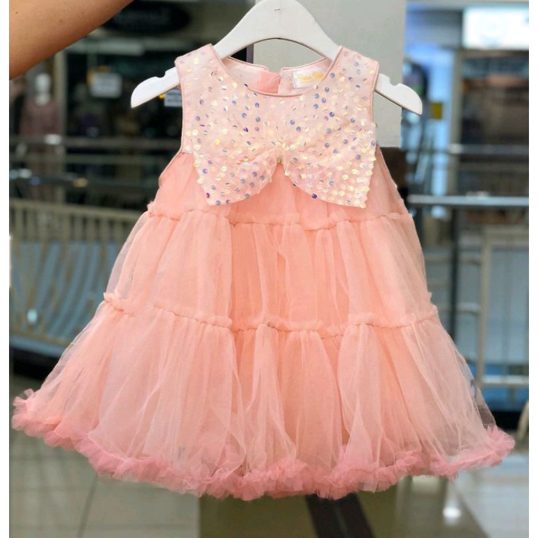 pink, blue, purple lilac tile dress