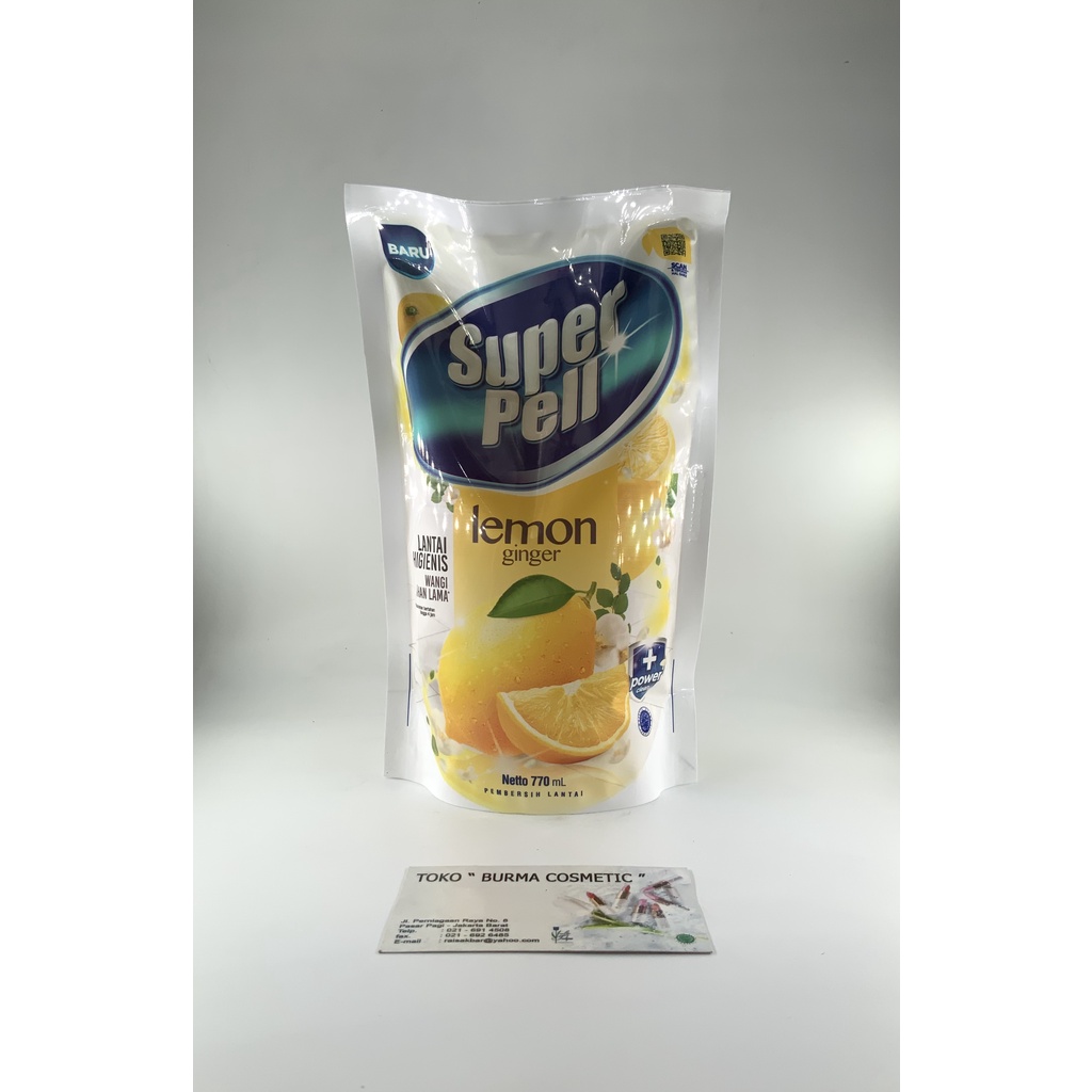 SUPER PELL LEMON GINGER REFILL 770ML