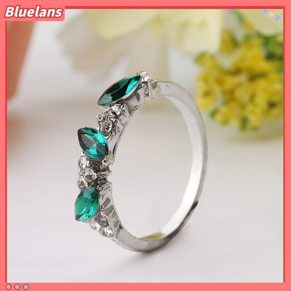 Bluelans Women Elegant Vintage Rhinestone Finger Knuckle Ring Gift Fashion Jewelry