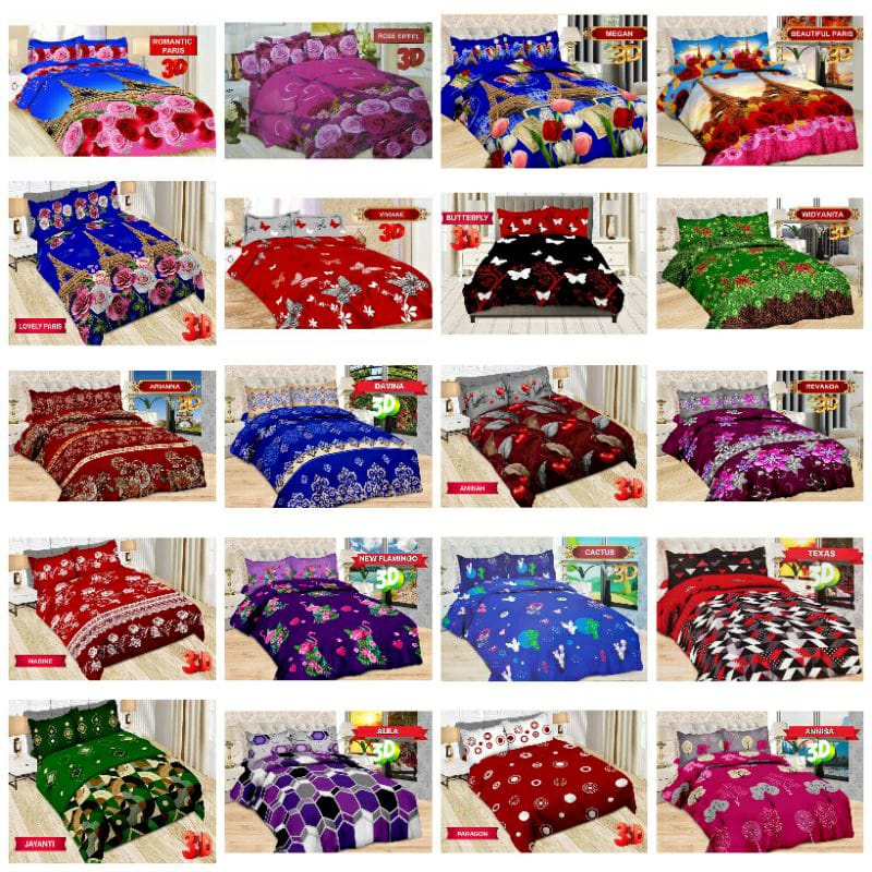 ( JB99 ) BEDCOVER BONITA UK 180*200 CM DIJAMIN ORIGINAL