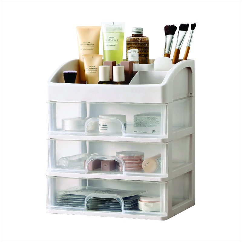 Rak Kosmetik Laci 3 Susun  Rak Tempat Kosmetik Serbaguna Rak Makeup Organizer Rak Serbaguna