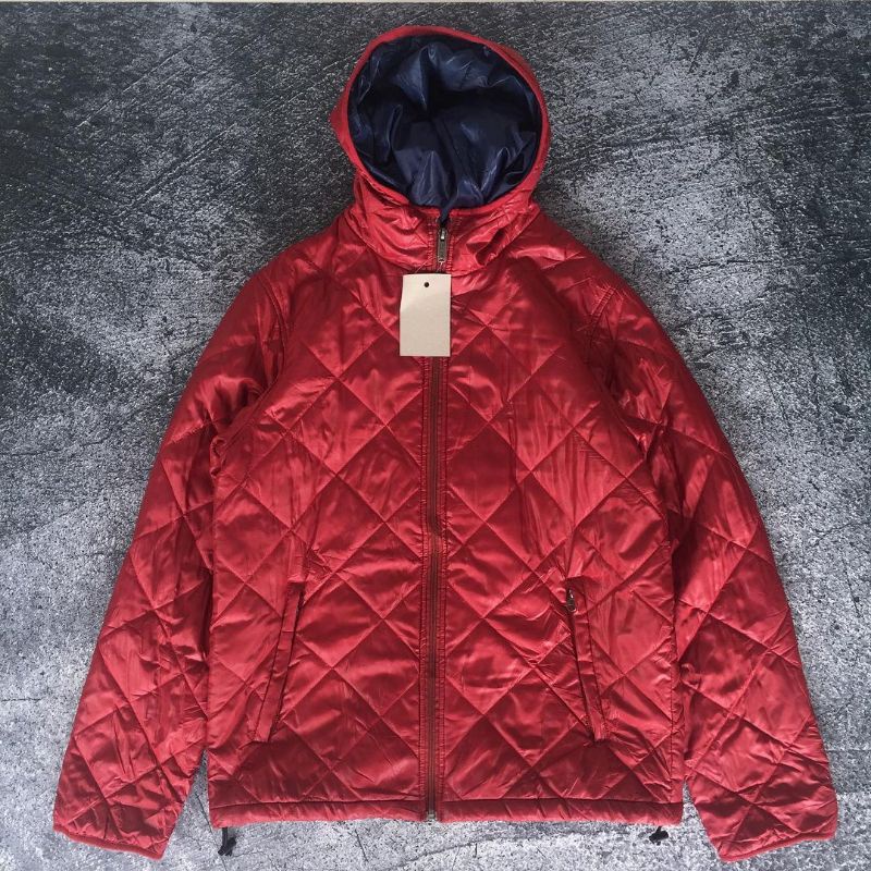 Jaket tebal converse merah down jaket original second brand preloved