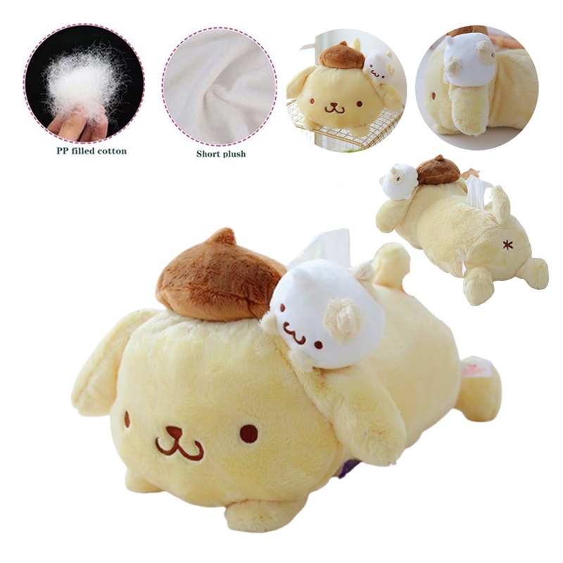 Pompompurin Plush Toy Tissue Box Sahabat Baru Anda Untuk Setiap Kebutuhan Tisu!