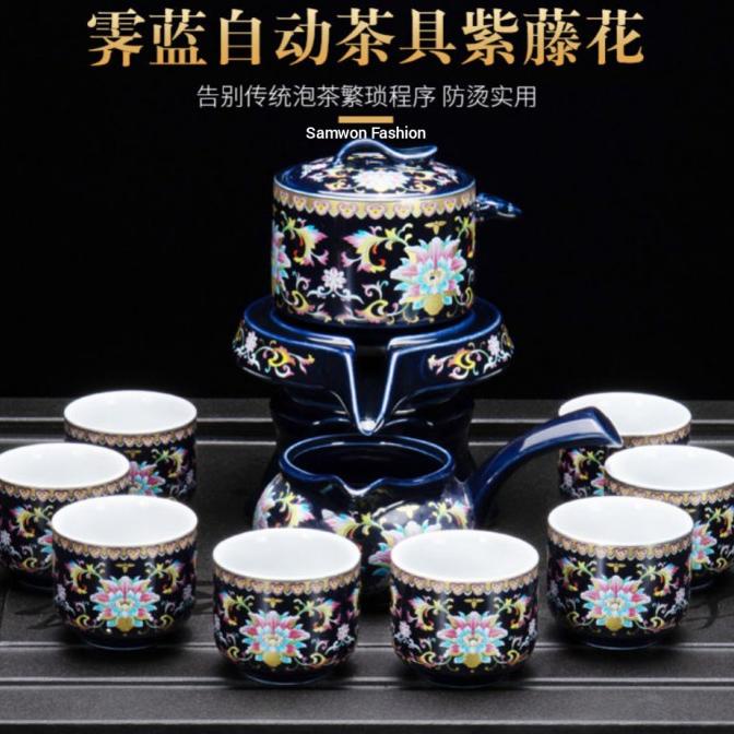 Chinese Tea Set Teh Infuser Bottle Double Wall Glass Botol Tumbler