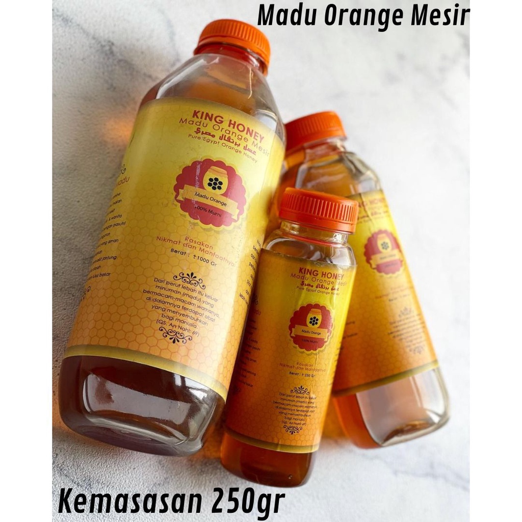 

Madu Orange Mesir | 250 gr | King Honey